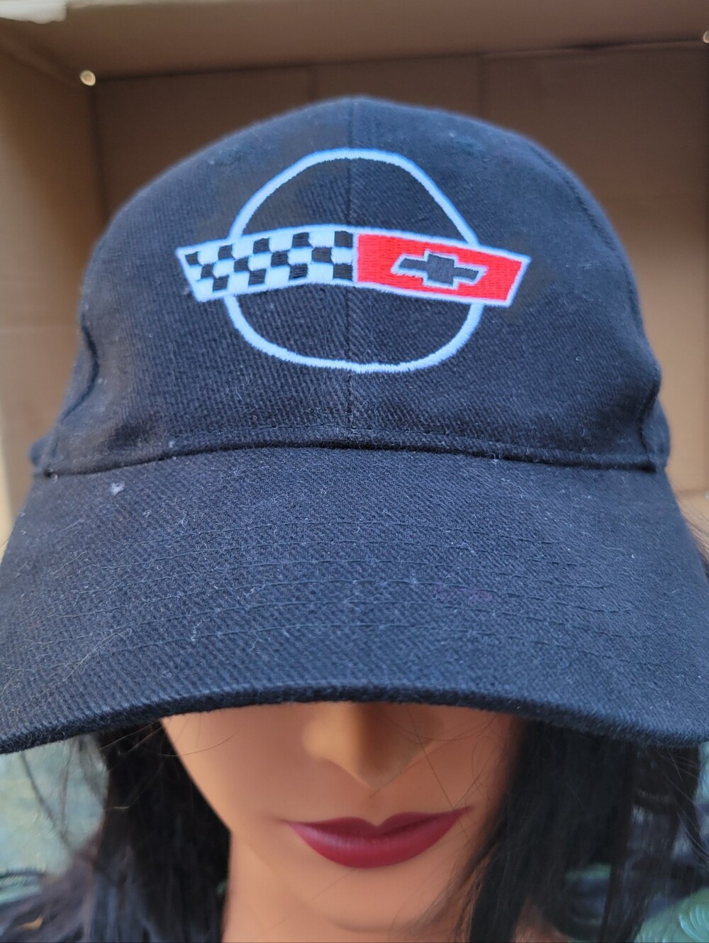 Chevrolet Corvette C5 Logo Black Baseball Cap,